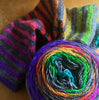 RAINBOW GRADIENT | self-striping sock