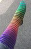 RAINBOW GRADIENT | self-striping sock
