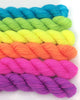 ELECTRIC Merino Sport Hand-dyed Mini Skein Set - 6 x 10g