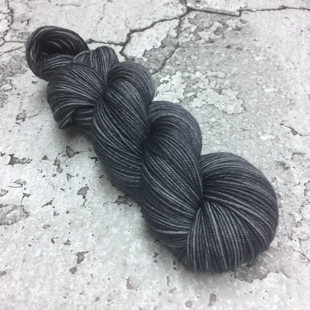 CHARCOAL | Merino Sport (half skein)